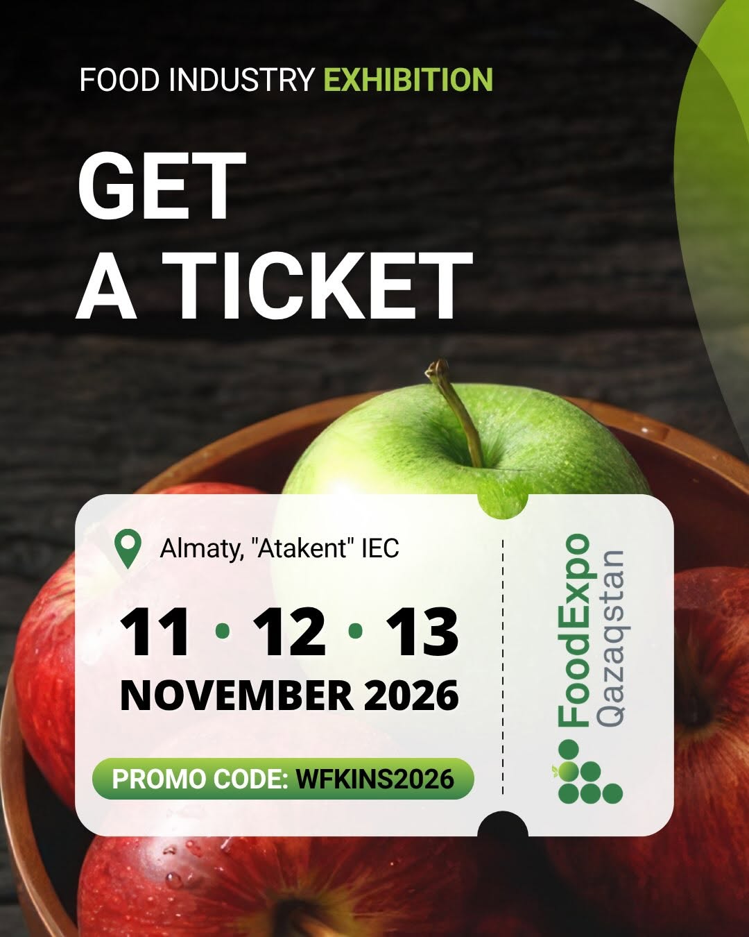 Meet G.East in Almaty! FoodExpo Qazaqstan (26.11.11 - 13)